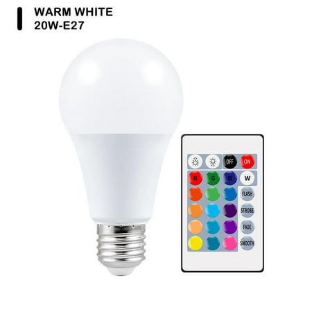 

Color-changing Rgbw Magic Bulb Light Creative Led Bulb Dimming 5/10/15/ 20/25w Intelligent Control Multi-color Change Bulb Home Decoration V0I5