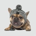 thumbnail image 3 of Cozy Winter Dog Hat With Fluffy Pompom - Keep Your Pet Warm and Stylish!, 3 of 4