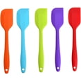 thumbnail image 1 of Kit de espátula de silicona para cocina, utensilios de silicona de 6 piezas como utensilios de cocina antiadherentes que incluyen espátula de repostería para cocinar, cuchara de espátula, para cocina, 1 of 5