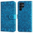 thumbnail image 4 of Funda tipo cartera GANGXUN para Samsung Galaxy S23 Ultra , diseño girasol, cuero PU, soporte, cierre magnético, tarjetero, 4 of 5