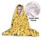 thumbnail image 5 of Capa con Capucha y Estampado, Manta Tipo Chal, Color Amarillo, de Poliéster, Suave, Cálida y Portátil, de 99 X 130 Cm o 130 X 140 Cm, Ligera y Acogedora, Ideal para El Hogar, El Sofá, La Cama, La Lec, 5 of 6