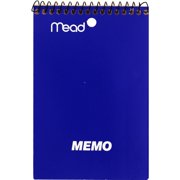 Mead Topbound Memo Book, College Ruled, 40 Sheets, 4" x 6", Color Chosen For You