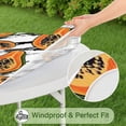 thumbnail image 2 of Round Picnic Table Cloth 100% Waterproof & Oil Proof, Elastic Fitted Table Cover for 36"-44" Round Tables, for Dining, Camping, Outdoor, 2 of 3