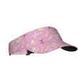 thumbnail image 2 of Yiaed Butterfly 1 Print Sport Sun Visor Hats Adjustable Empty Top Baseball Cap Cotton Ball Caps for Women and Men, 2 of 5