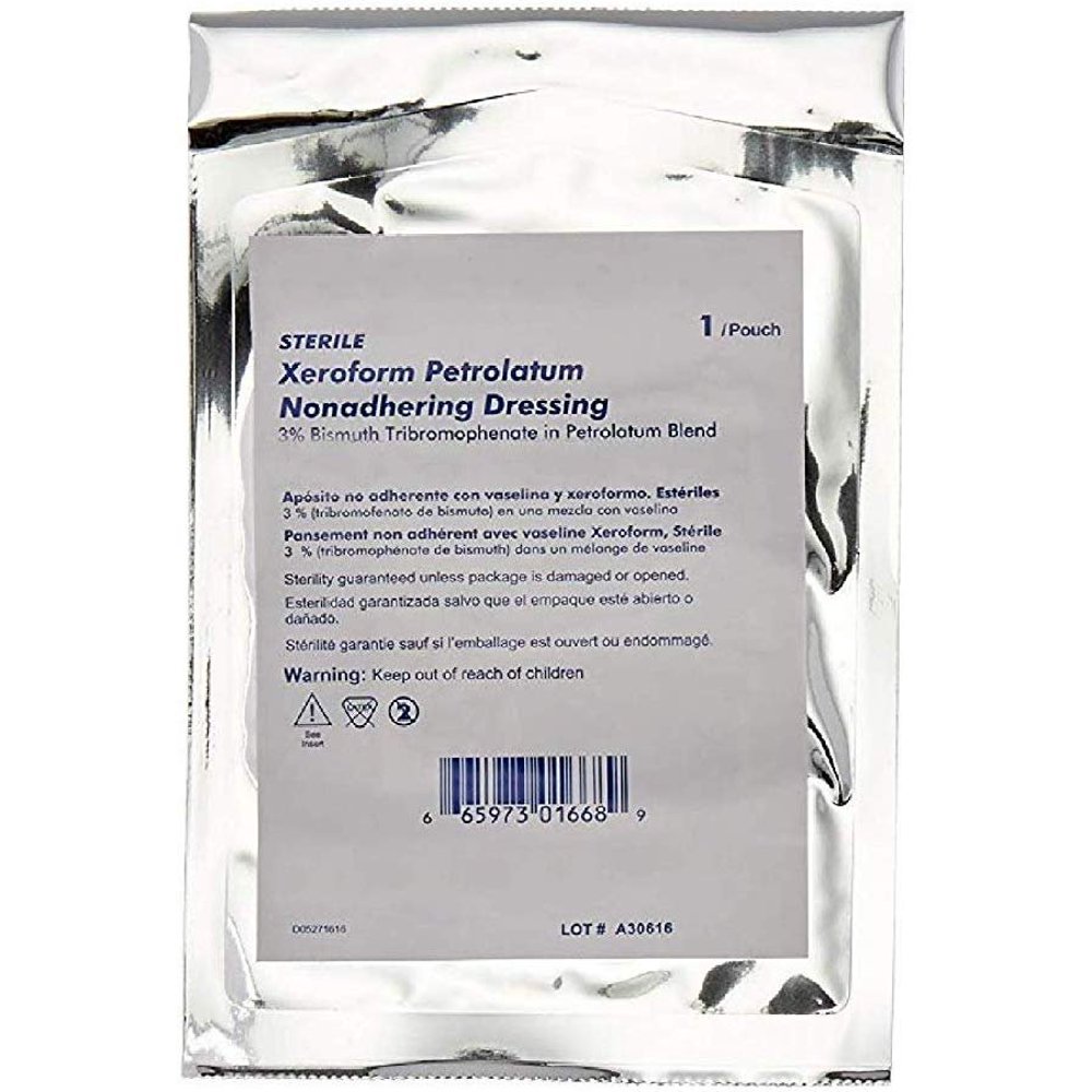 Xeroform Petrolatum Dressings. Box of 6 Impregnated Gauze Dressings 4