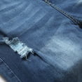 thumbnail image 6 of Honeeladyy Mens Zip Pocket Denim Shorts Stretchy Outdoor Jeans Shorts, 6 of 9