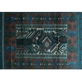 thumbnail image 1 of Ahgly Company Indoor Rectangle Persian Light Blue Traditional Area Rugs, 4' x 6', 1 of 4