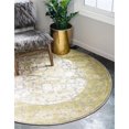thumbnail image 2 of Unique Loom 3131273 6 x 6 ft. Apollo New Classical Round Rug, Light Green, 2 of 2
