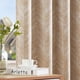 thumbnail image 3 of Cortinas JINCHAN Taupe Modernas de Jacquard con Patrón Espiga 160x160 cm, 3 of 9