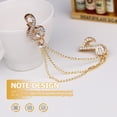thumbnail image 2 of 2pcs Tie Pin Brooches for Men Rhinestone Musical Note Collar Chains Jewelry, 2 of 9