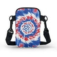 thumbnail image 2 of XYZCANDO Tie-dye Crossbody Messenger Wallet July 4th for Women Mini Cellphone Handbag Over Shoulder Purse Casual Phone Case with Crossbody Shoulder Strap Lightweight Coin Bag for Work Travel, 2 of 7