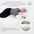 thumbnail image 4 of Almohada Wife Pillow para dormir de lado con orificio para el brazo y alivio del dolor, 4 of 8