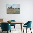 thumbnail image 5 of Claude Monet Canvas Wall Art - Poppies Near Argenteuil Classic Artwork Picture Print with Framed Famous Oil Painting Hang for Home Office Bedroom Living Room Wall Decor-16" X12", 5 of 7