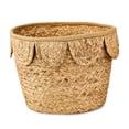 thumbnail image 3 of Parent's Choice Scallop Nursery Basket Made of Natural Water Hyacinth, 3 of 4