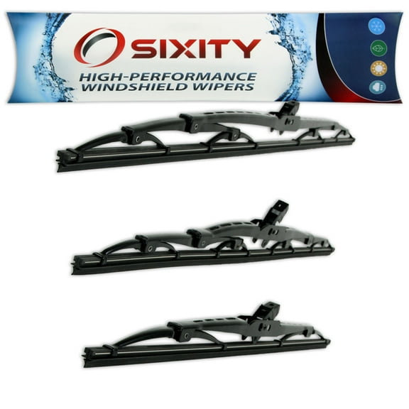 Sixity Auto S1 Front Rear Windshield Wiper Blades compatible with Dodge Grand Caravan