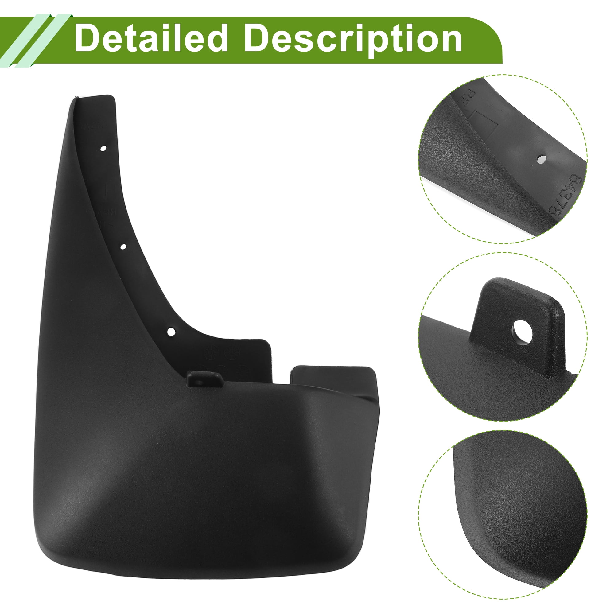 Unique Bargains Mud Flaps Splash Guards for Cadillac Escalade 2012-2020 Front and Rear Mud Guards 1 Set
