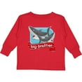 thumbnail image 3 of Inktastic Big Brother Shark Boys Long Sleeve Toddler T-Shirt, 3 of 5