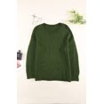 thumbnail image 1 of ABPHQTO Jersey De Mujer De Punto Oversize Verde Con Hombros Caídos, 1 of 5