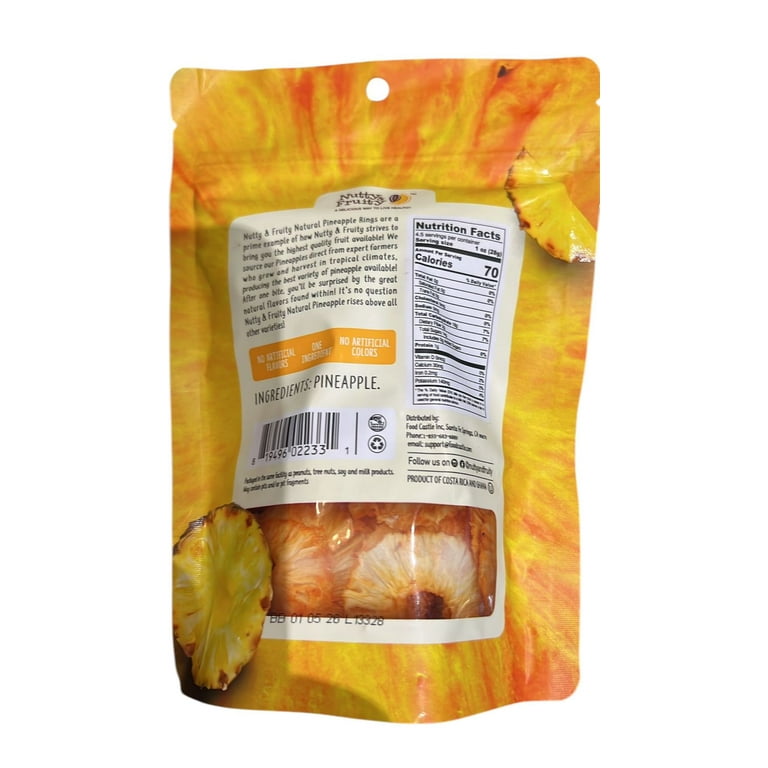 Nutty & Fruity ドライパイナップルリング 567g Nutty & Fruity Dried Pineapple - Shop Tropical & specialty