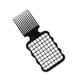 thumbnail image 5 of Herramienta 2 en 1 para peinar cabello afro, herramienta de peluquería fácil de limpiar, peine, para trenzar el cabello. Negro, 5 of 9