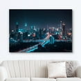 thumbnail image 2 of wall26 Canvas Print Wall Art Shanghai China Futuristic Highway Architecture Cityscape Photography Realism Rustic Scenic Landscape Modern Colorful for Living Room, Bedroom, Office - 24"x36", 2 of 5