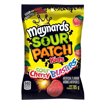 Sour Patch Kids Sour Cherry Blasters Candy 185 Grams Imported From Canada