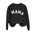 thumbnail image 3 of Merry Christmas Sweatshirts Womens Crewneck Christmas Printed Shirts Loose Long Sleeve Blouses Casual Xmas Sweatshirt Holiday Party Pullover Sweater Tops XL, 3 of 5