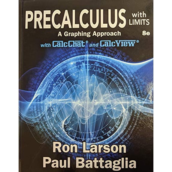 Pre-Owned PRECALCULUS W/LIMITS:GRAPH.APPROACH(HS), 9781337904285, 1337904287, Hardcover,