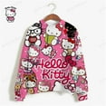 thumbnail image 4 of Hello Kitty Chandail en Molleton Imprimé pour Femmes, Chandails à Capuchon à Manches Longues, Chandail à Capuchon Surdimensionné pour Femmes, Chandail en Molleton Imprimé Dessin Animé pour Femmes Y2k HOEMLIN, 4 of 6