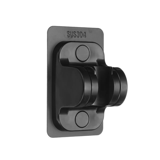 Soporte para Cabezal de Ducha Uxcell Adhesivo y Ajustable Montaje en Pared (Negro)