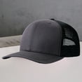 thumbnail image 3 of CSChome Baseball Cap Unisex Baseball Adjustable Hollow Mesh Lightweight Long Brim Color Matching UV Protection Outdoor Daily Trucker Hat, 3 of 7