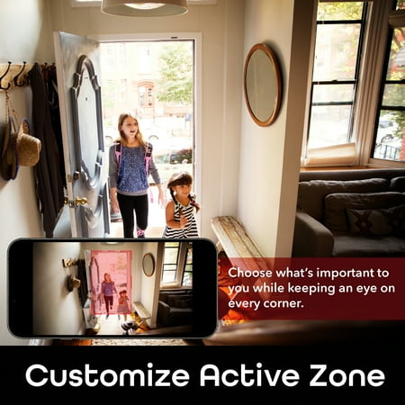 Geeni Aware 1080p Indoor Smart Home Security Camera with 2-Way Talk, Night Vision and Motion Alerts, Works with Alexa and Google Assistant, No Hub Required, White (2 Pack)