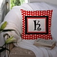 thumbnail image 3 of Monogram Letter Fabric Decorative Pillow, 3 of 4