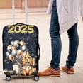 thumbnail image 4 of Happy New Year Cocker Spaniel Welcome 2025 Balloon Firework Party Travel Luggage Cover Cockers Dog Lover Gifts Suitcase Dust Protective Decor - 01014, 4 of 5