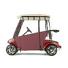 Club Car DS Golf Cart PRO-TOURING Sunbrella Track Enclosure - Burgundy