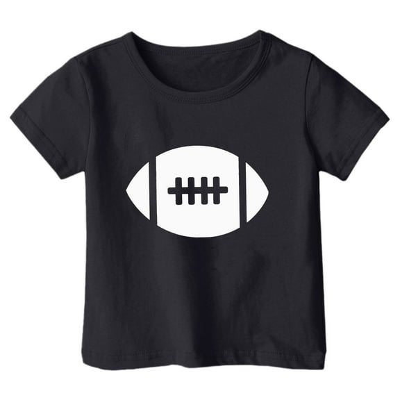 Hiijoy Girls Rugby Sports T Shirt Short Sleeve Crew Neck T-Shirt Top for Kids