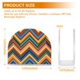 thumbnail image 4 of Yayeee Napkin Holder for Table Kitchen Paper Tissue Organization, Orange Geometric, 4 of 8