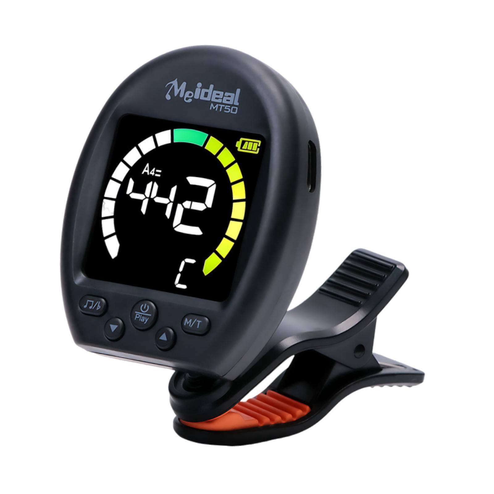 Guitar Tuner Violin Ukulele 360 Degree Rotating Function for Instrument Players and Students