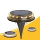 thumbnail image 2 of Lámpara de suelo con energía solar, impermeable, para jardín, camino, terraza, luces con 8 LED, lámpara solar para el patio de la casa, camino de acceso, césped, 2 of 5