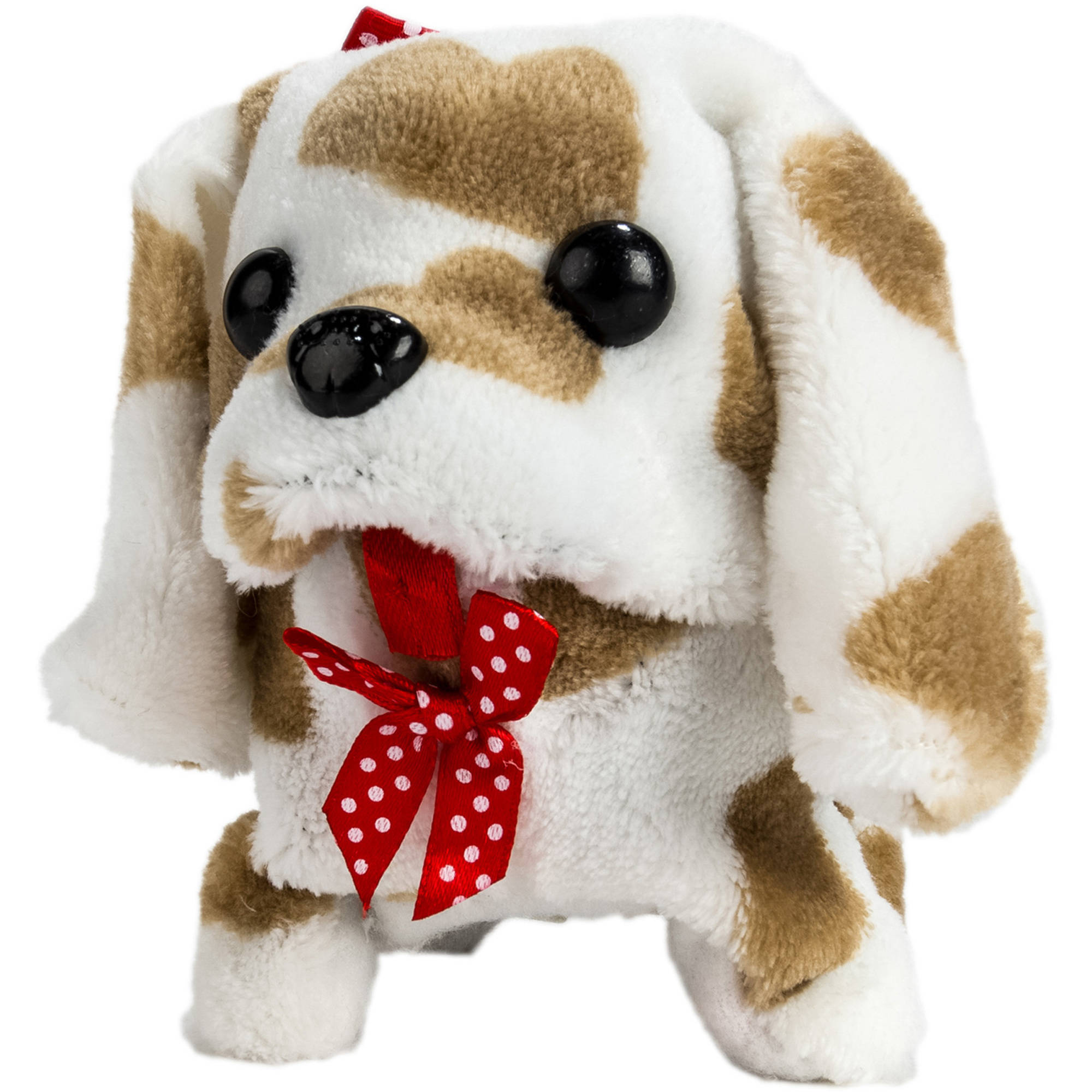 BLUEBLOCK Classic Design Electronic Walking and Barking Puppy Plush Toy