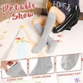 thumbnail image 4 of Holzlrgus Women's Knee High Wool Socks Winter Thick Thermal Soft Comfy Over Knee Long High Socks 2 Pairs, 4 of 6