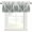 Silver, variant on Black Grey Vintage Rod Pocket Curtain Valance, Retro Abstract Art Farmhouse Window Valance for Living Room, Bedroom, Kitchen 42"W x 18"L