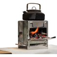 thumbnail image 1 of Foldable Fire Pit Portable Wood Burning Stove Backpacking Campfire (S), 1 of 8