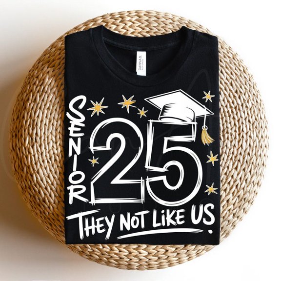 They Not Like Us Senior T-shirt, Senior 2025 Graduation Shirt, Class Of 2025 Senior Shirt TH200580