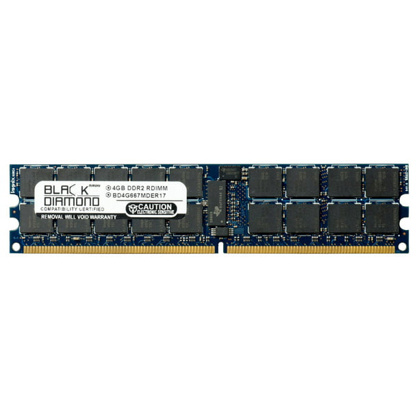 4GB RAM Memory for HP ProLiant Series DL385 G5 240pin PC2-5300 DDR2 RDIMM  667MHz Black Diamond Memory Module Upgrade