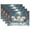 A1023, variant on Ryvnso Placemats Set of 4 Horse in Winter Dining Mats Heat-Resistant Non-Slip Washable Table Mat