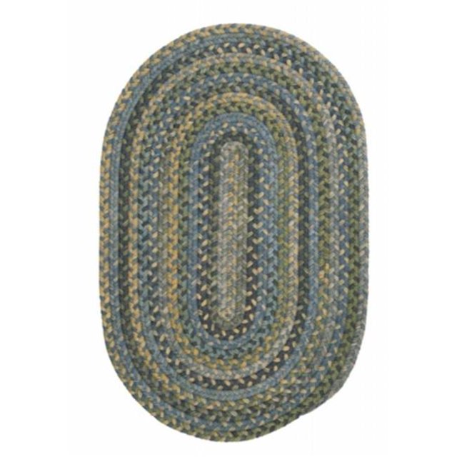 Colonial Mills Tapis RU50R024X072 Rustica - Bleu Fouet 2 Pi x 6 Pi Tapis Tressé