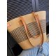 thumbnail image 5 of Zhuge Bolso de mano de paja elegante de verano para mujer, bolso de mano tejido de gran capacidad con asa (07), 5 of 5
