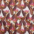 thumbnail image 1 of oneOone Georgette Viscose Dark Magenta Fabric Floral Diy Clothing Quilting Fabric Print Fabric By Yard 42 Inch Wide, 1 of 5