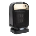 thumbnail image 2 of Calentador de espacio eléctrico portátil, Mini calentador Personal de cerámica silencioso y seguro de 1200W para escritorio de oficina, uso interior, enchufe europeo de 220V, 2 of 10